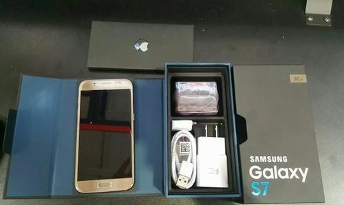 Samsung Galaxy S7 32gb 4g Gold Platinum, Novo Na Caixa
