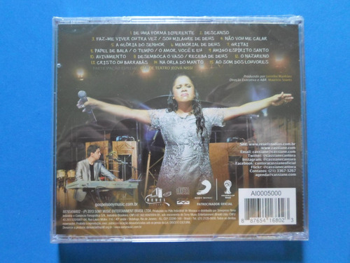 Imagem 2 de 2 de Cd Cassiane - Um Espetáculo De Adoração - Frete Grátis