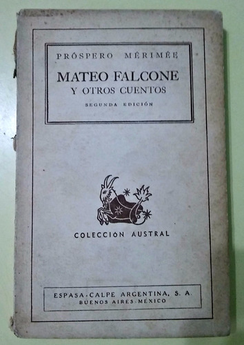 Mateo Falcone Y Otros Cuentos Próspero Mérimée
