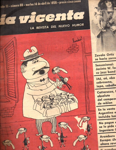 Tia Vicenta Año 3 Numero 88 - 14 De Abril De 1959