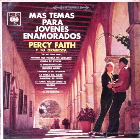 Percy Faith - Mas Temas Para Jovenes Enamorados - Lp 1964