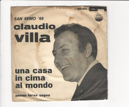 Claudio Villa - Una Casa In Cima Al Modo - Compacto Ep 58