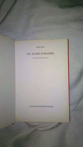 Imagen 2 de 7 de Un Altro Paradiso Judith Guest Mondadori Editore En Italiano