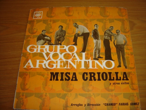 Grupo Vocal Argentino Misa Criolla Lp Chango Farias Gomez