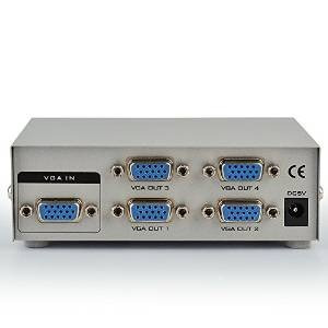 Imageâ® 1 Pc 4 Monitores Divisor Servicio De Vga / Svga Lcd