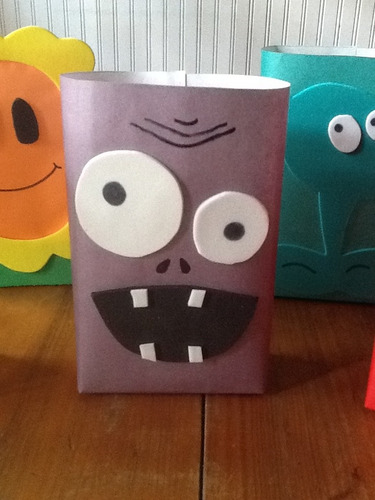 Bolsitas Plantas Vs Zombies Artesanales Pack 10 Unidades