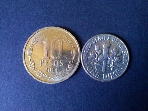 Moneda Estados Unidos One Dime 1982 Ceca D (c45)