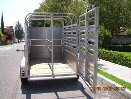 Remolque Maza Para Caballos 2 Jaula,ganadero,borrego