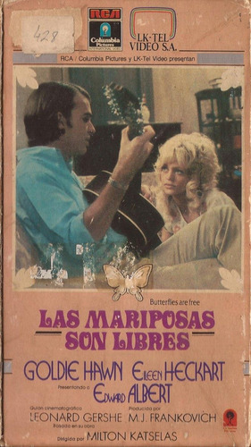 Las Mariposas Son Libres Vhs Goldie Hawn Comedia 1972