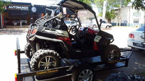 Trailer Doble Facundo Cuatris,motos,utv, Stock Permanente