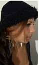 Gorro De Lana Con Detalles En Pelo De Mono