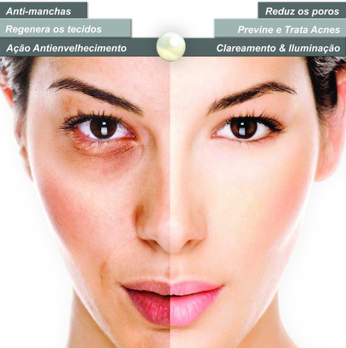 Creme Facial Multifuncional Com Pó De Pérola & Argila Branca