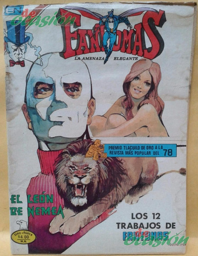 Cómic Fantomas No. 432 (1979) Serie Águila Editorial Novaro