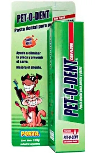Pasta Dental Pet-o-dent 125g.