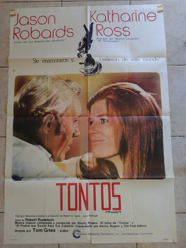 Poster Afiche Cine - Tontos - Jason Robards *