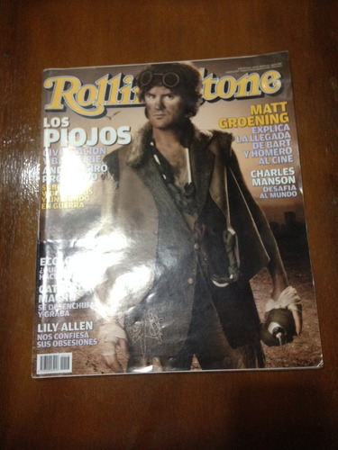 Revista Rolling Stone Los Piojos Ciro Agosto 2007