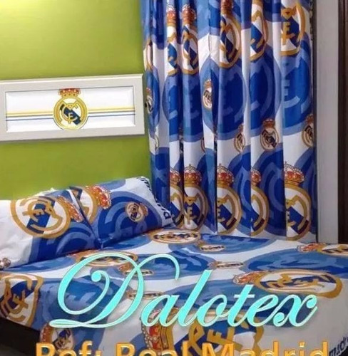 Juego Sabanas Real Madrid Cama Doble 144 Hilos Suave