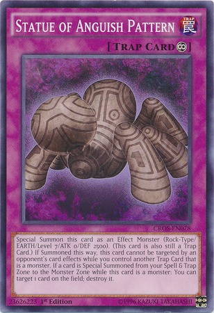 Yu-gi-oh Statue Of Anguish Pattern - Common Frete Incluso