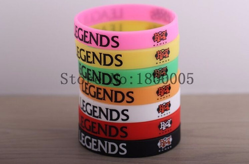 Pulseras Siliconas 250 Millar 1 Color