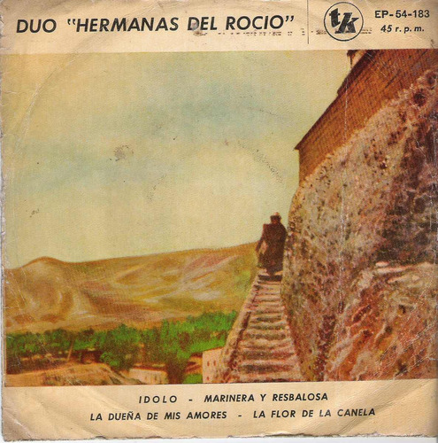 Duo Hermanas Del Rocio Ep 4 Temas Vinilo Sello Tk Ex