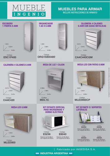 Estante Repisa De 50 X 20 Cm Con Soporte De 20 !!!