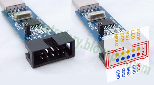 Gravador Avr Usbasp Usbisp Arduino Programador Atmega - 0176