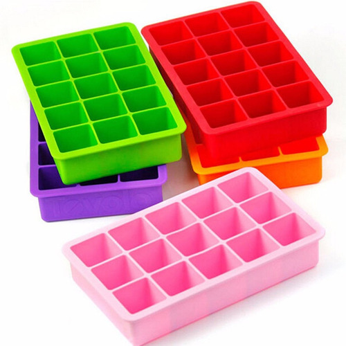 Forma Silicone Gelo Chocolate Cubo Dado  Quente Frio Cozinha