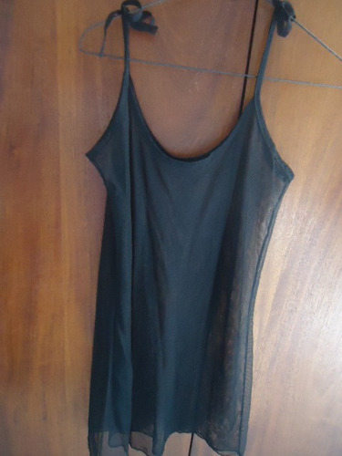 Vestido Playero  De Dama Negro  Casual  Talla S