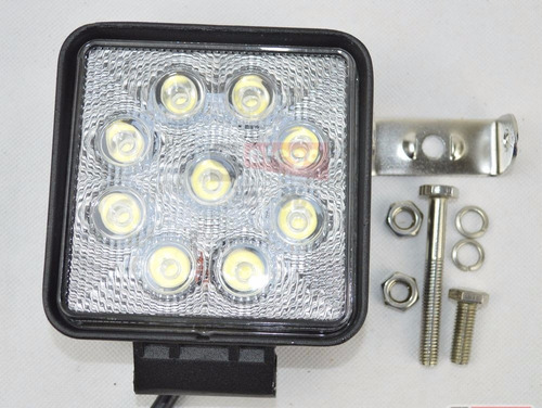 Faro Auxiliar 9 Led Cree 27w Moto Potente Solomototeam