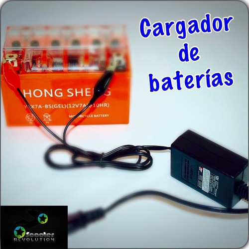 Cargador De Bateria 12v Moto Economico Domestico Motocicleta