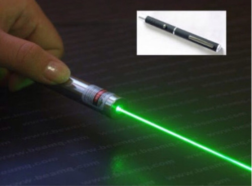 Caneta Laser Pointer 8km Distância + 5 Pontas+ Estojo+pilhas