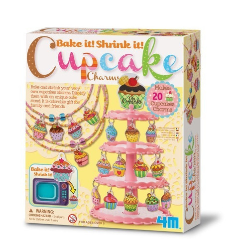 Juego De Manualidades  Cupcakes Con Exhibidor Pr