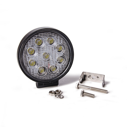 Faro De Led Cirular - 9 Led * 3 Watts Cada Uno 12v/24v