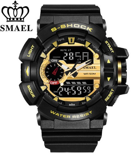 Reloj Deportivo Smael G-shock Impermeable 5 Bar - 100% Nuevo