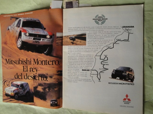 Publicidad Mitsubishi Montero  Rally Año 1995