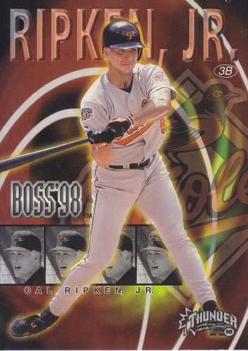 1998 Circa Thunder Boss Cal Ripken Jr Orioles