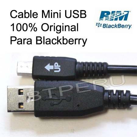 Cable Mini Usb Original Blackberry 8120 8310 8800 8320 8350i