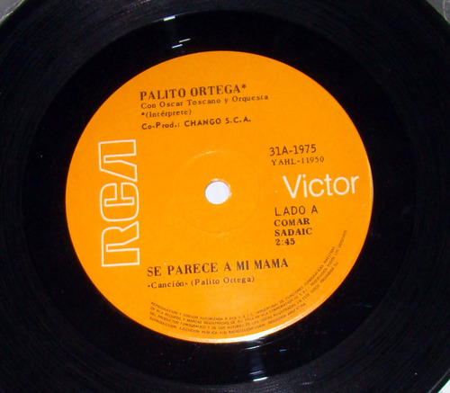 Palito Ortega - Se Parece A Mi Mama Simple C/tapa / Kktus (Usado)