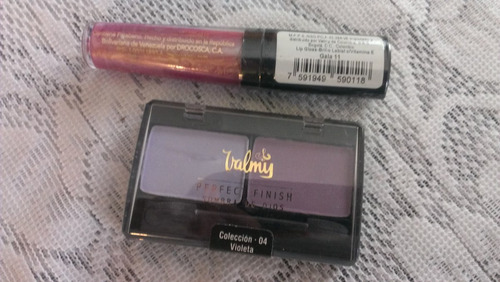 Sombra Y Labial Valmy (2) Combo