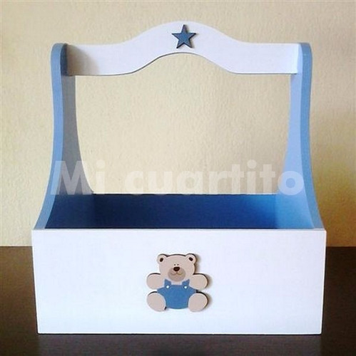 Imagen 8 de 10 de Cajas Porta Productos Del Bebe - Decoración Infantil