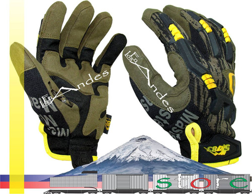 Guantes Tacticos En Cuero Para Rappel Paintball Airsoft Moto