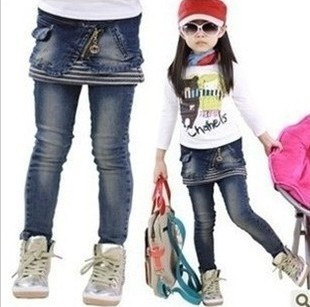 Calça Infantil Menina Jeans Fashion  Importada Pronta Entreg