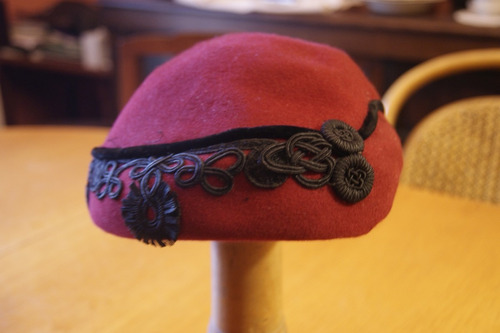 Antiguo Sombrero De Mujer