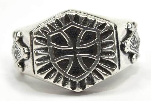 Anel Templario Prata 950