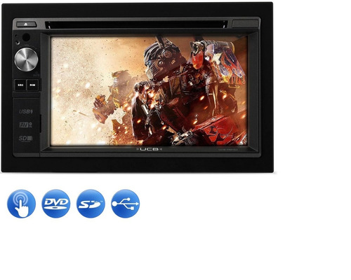 Dvd Player 2din 6.2 Tv/gps/usb/cd/aux