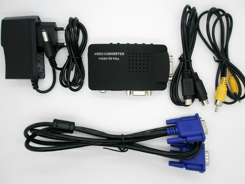 Imagen 4 de 4 de Conversor Adaptador Rca A Vga, Video, S-video A Rca