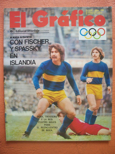 El Grafico 2760 29/8/1972 Boca Lamina Di Palma Ajedrez Envio