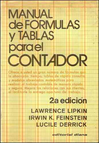 Manual De Formulas Y Tablas Para El Contador _ L. Lipkin
