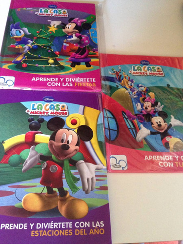 Cuentos Disney La Casa De Mickey  Mouse Aprende Y Diviertete