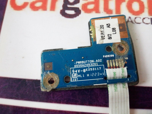 Tarjeta Botón De Encendido Hp 2000 245 455 1000